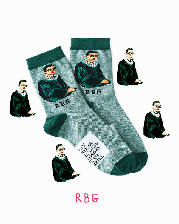 RBG Striped Ankle Socks