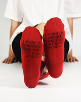 Greta Red Ankle Sock
