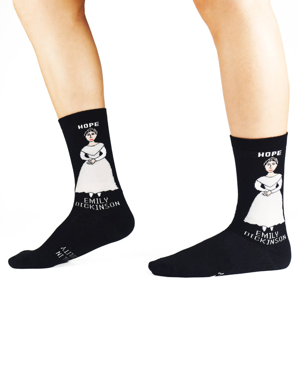 Emily Dickinson Crew Socks