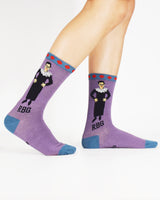 RBG Lavender Crew Socks