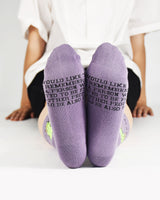Rosa Parks Purple Socks