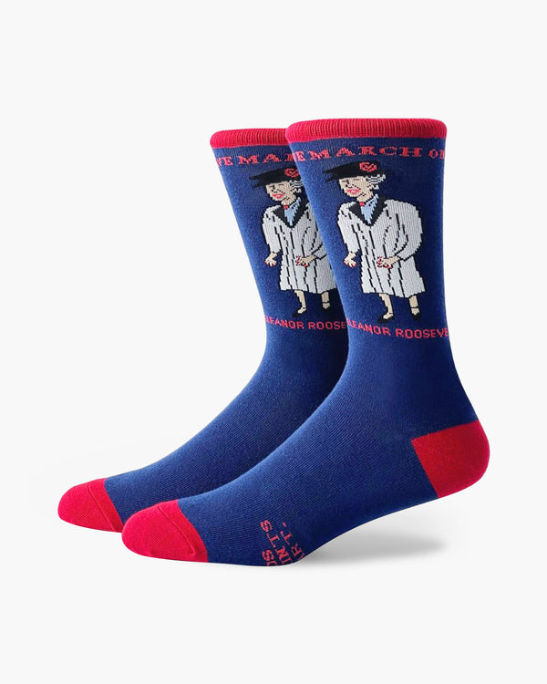 Eleanor Roosevelt Crew Socks