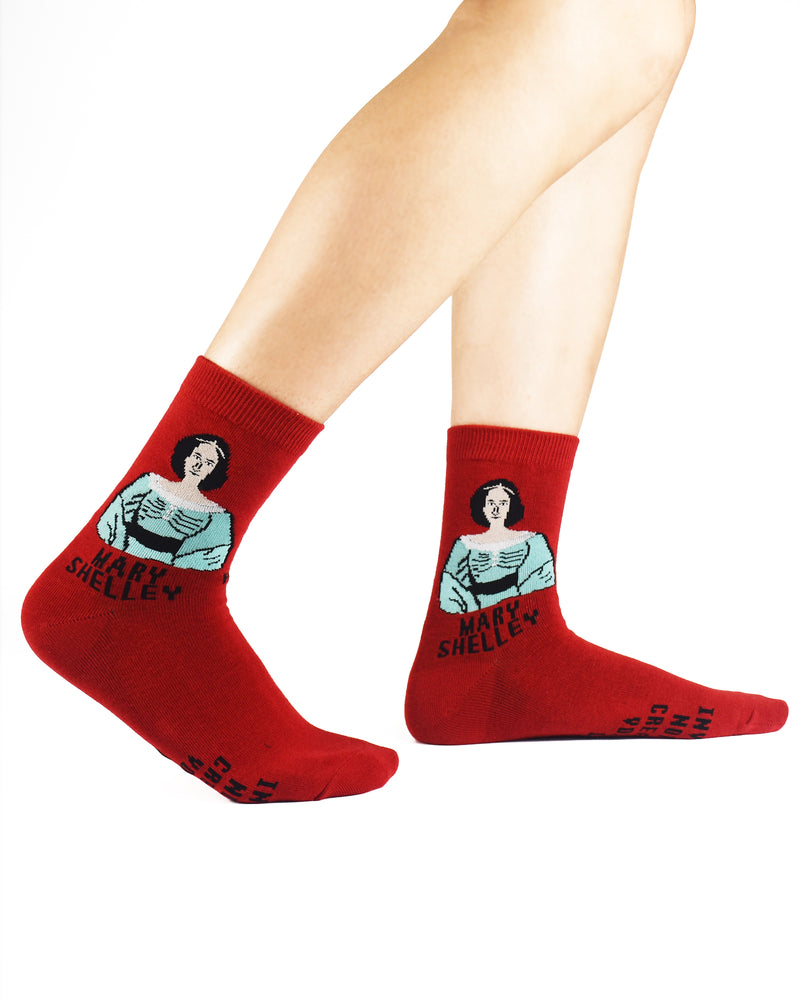 Mary Shelley/Frankenstein Ankle Socks
