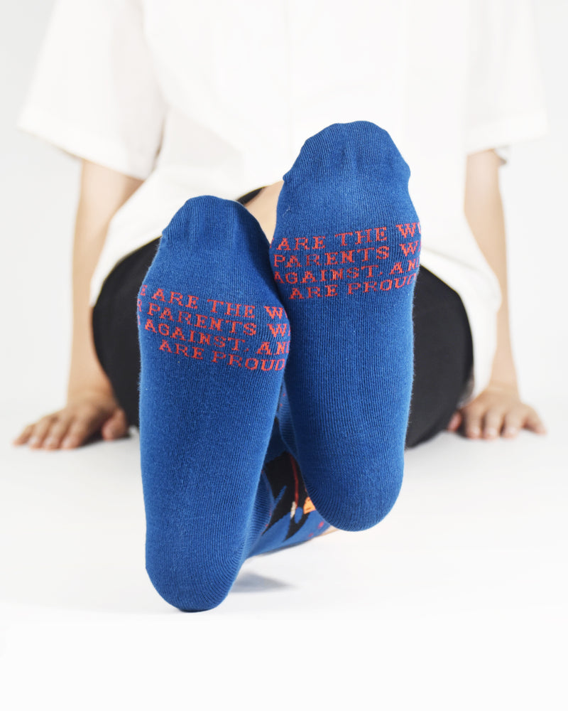 Gloria Steinem Crew Socks