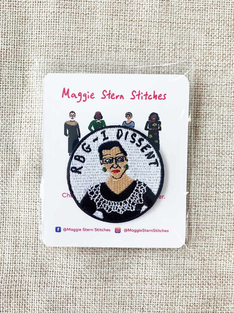 RBG I Dissent Patches