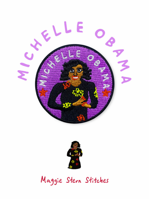 Michelle Obama Purple Patches