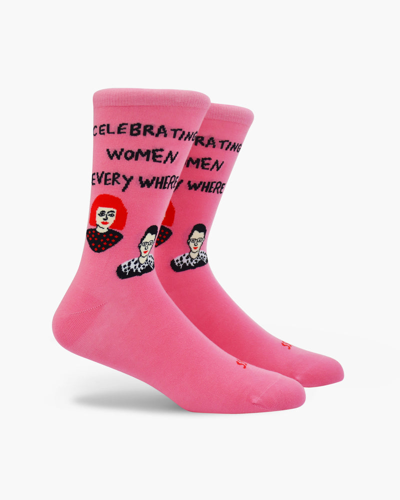 Celebrating Women Every Where Socks