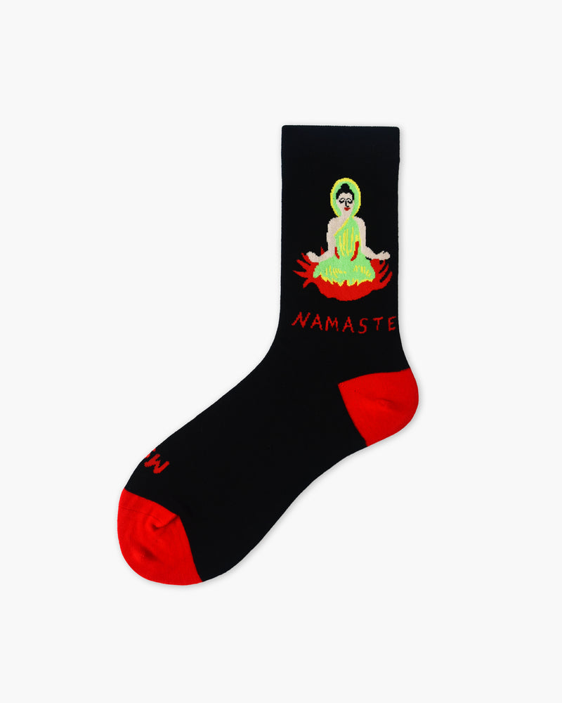 Namasta Crew Socks Medium