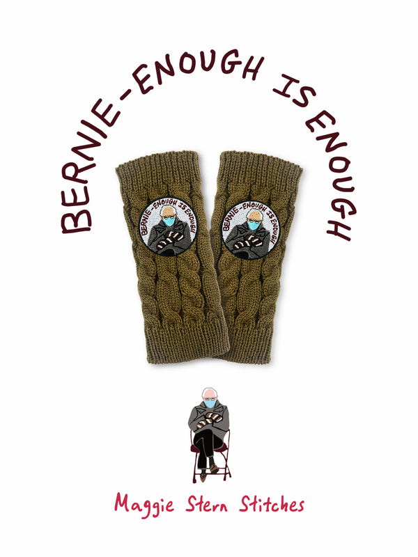 Bernie Brown Fingerless Gloves