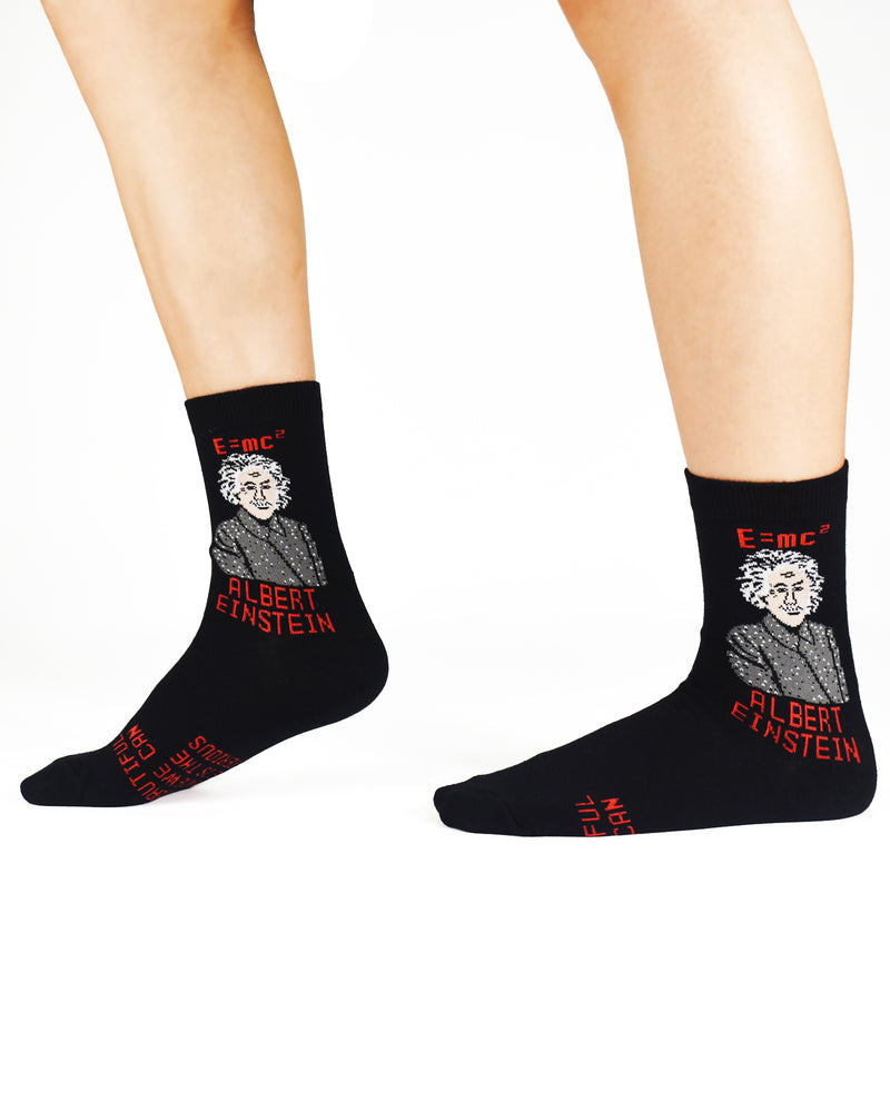 Albert Einstein Ankle Socks