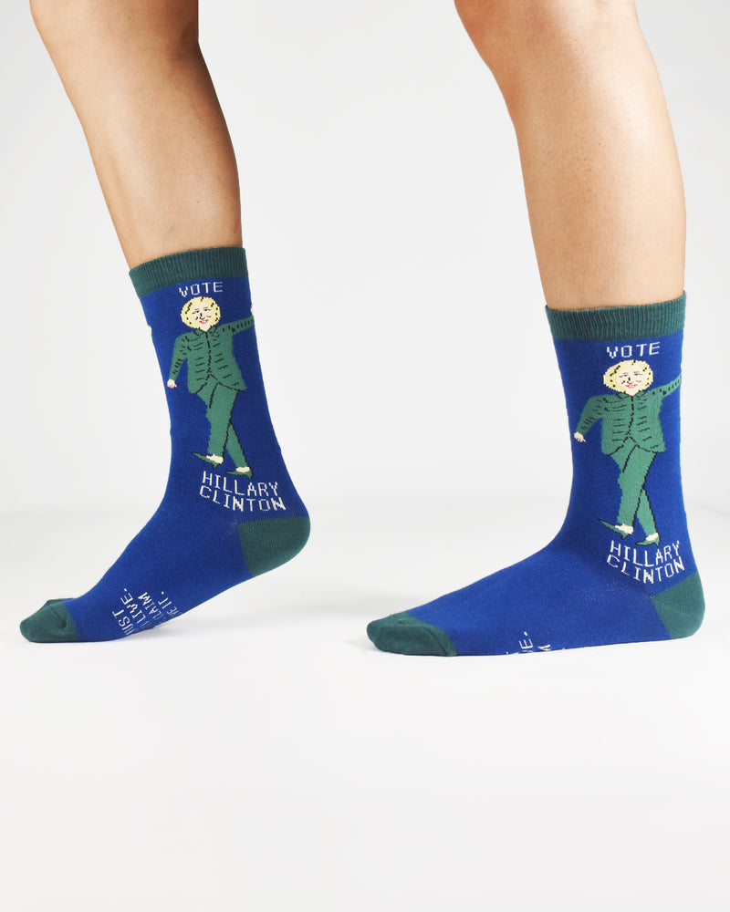 Hillary Clinton Crew Socks