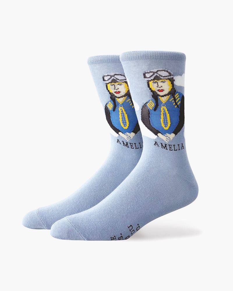 Amelia Earhart Ankle Socks