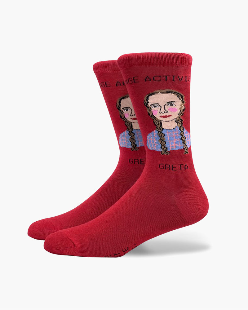 Greta Red Ankle Sock