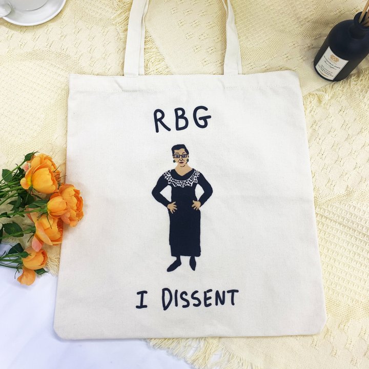 Rbg i dissent tote bag new arrivals