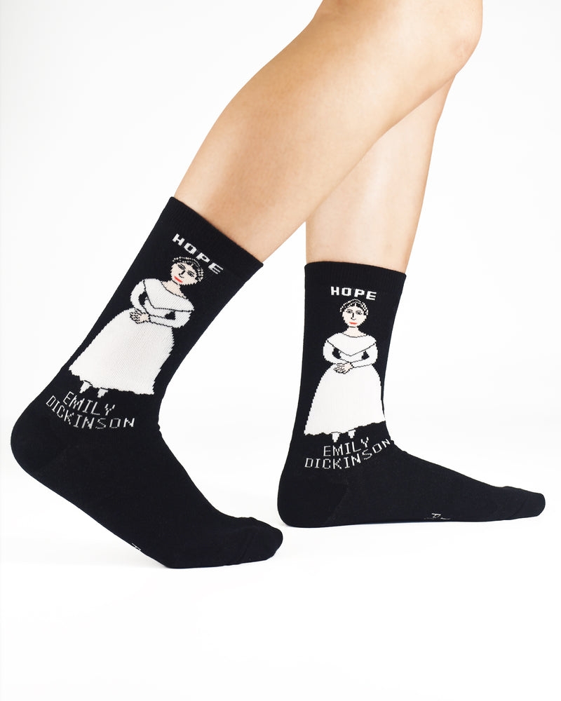 Emily Dickinson Crew Socks