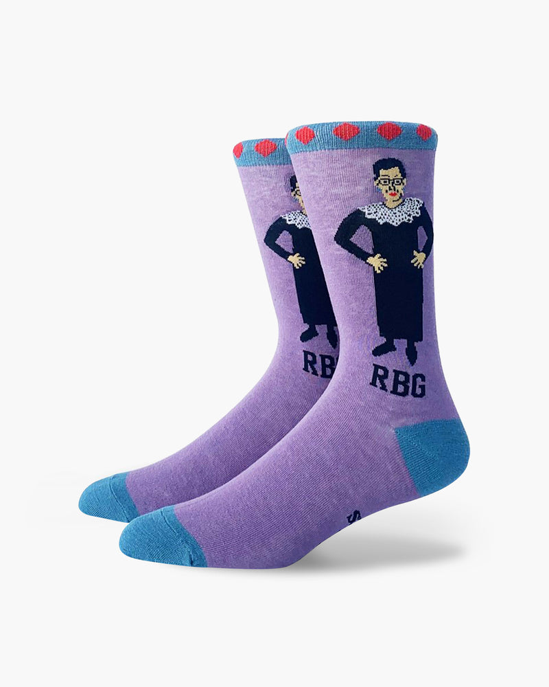 RBG Lavender Crew Socks