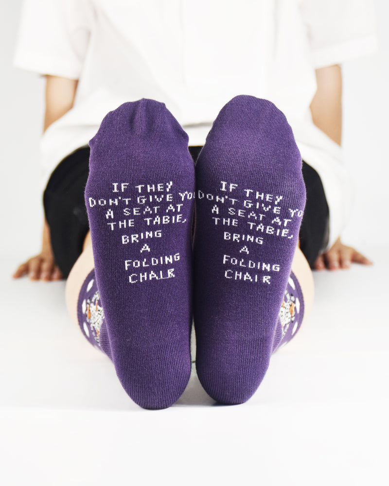 Shirley Chisholm Crew Socks Medium