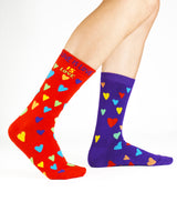 Love is Love & Pride Crew Socks Large