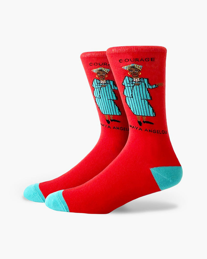 Maya Angelou Crew Socks