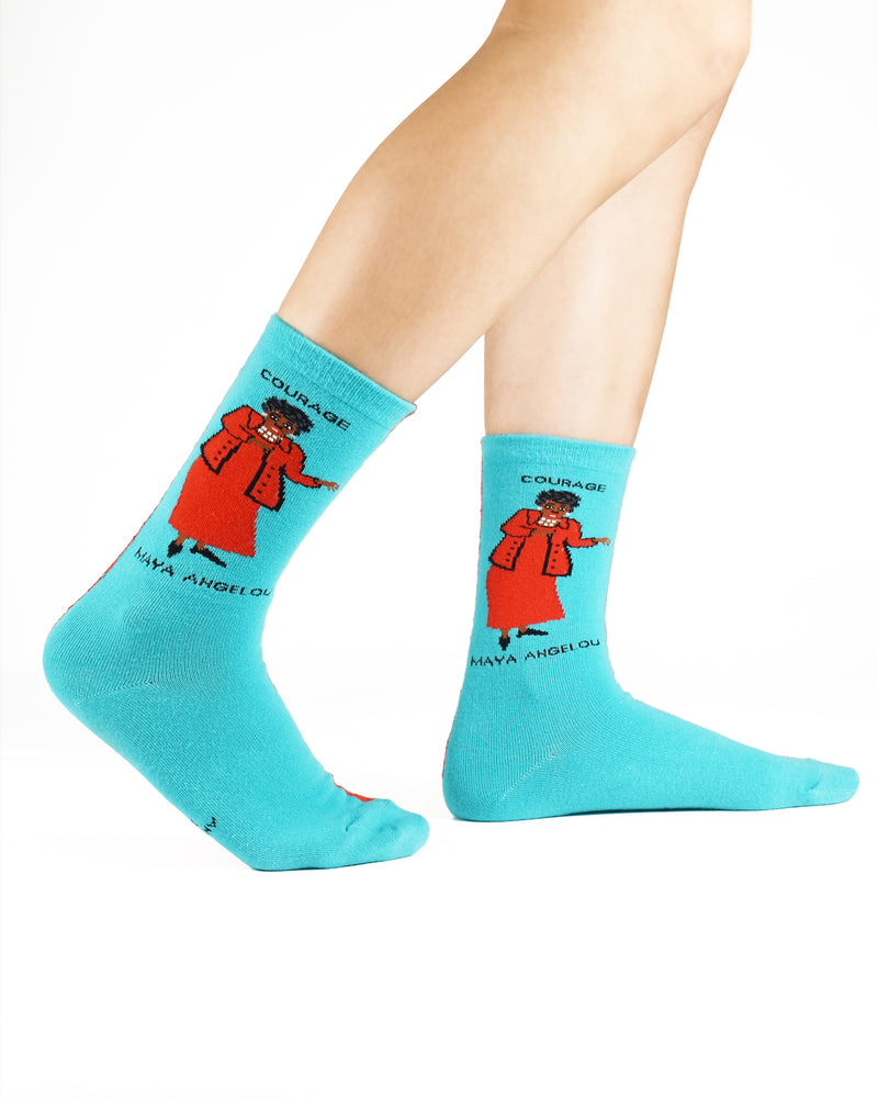 Maya Angelou Crew Socks