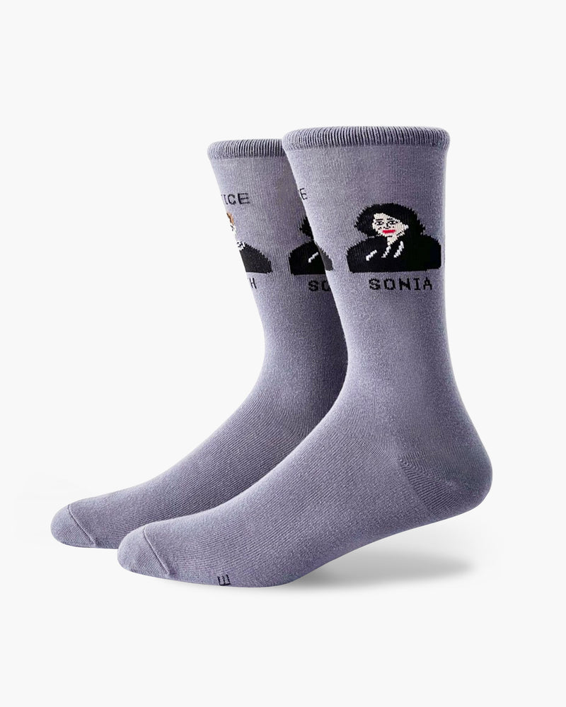 The Supremes (RBG, Kagan, Sotomayor) Crew Socks