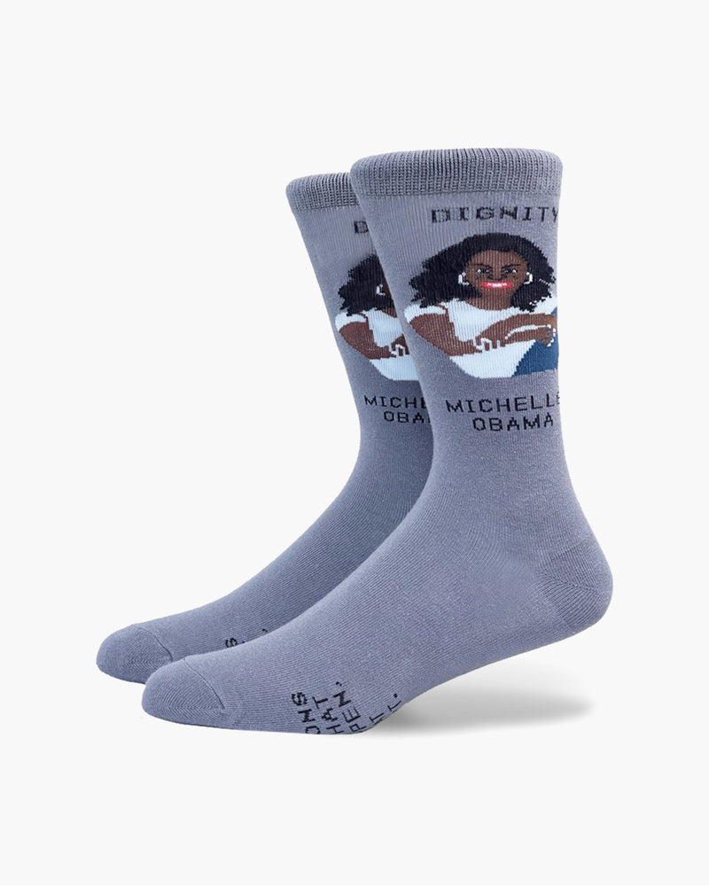 Michelle Obama Crew Socks