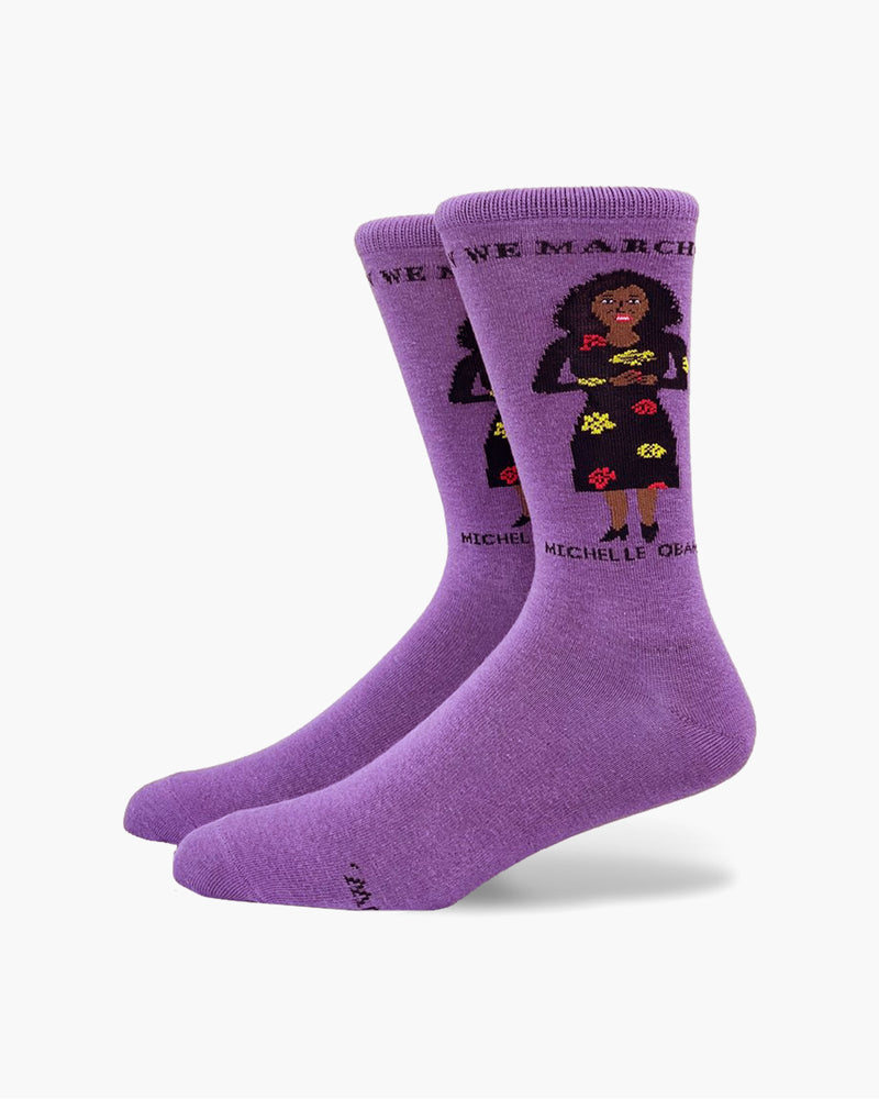 Michelle Obama Crew Socks