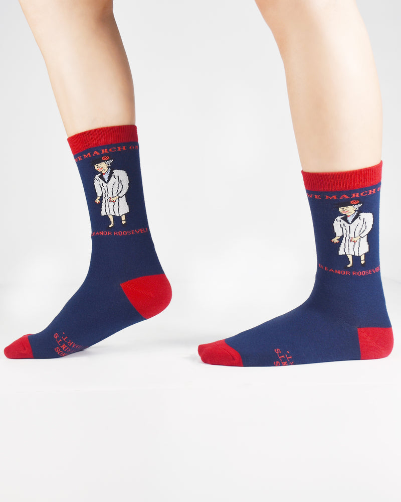 Eleanor Roosevelt Crew Socks