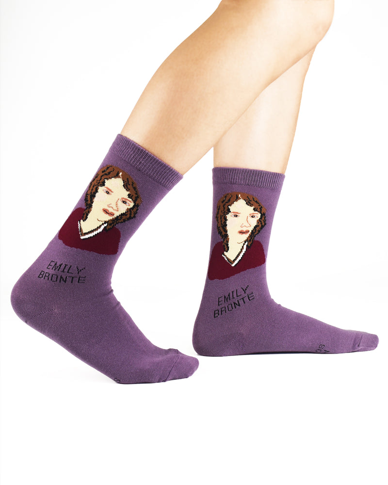 Emily Bronte Crew Socks