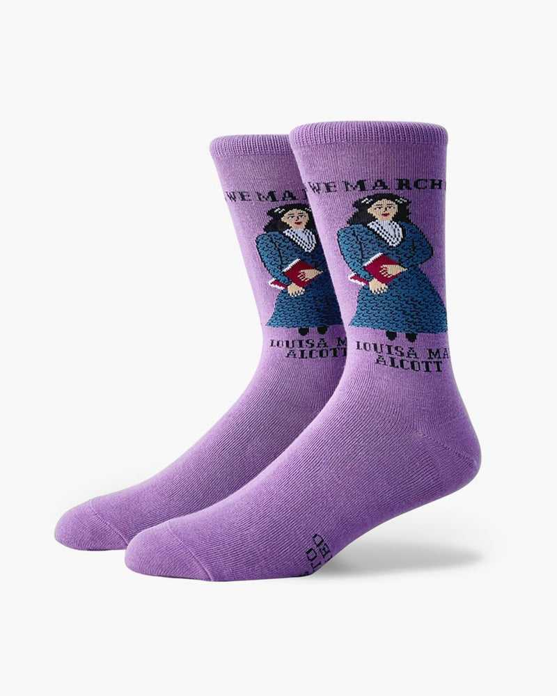 Louisa May Alcott Crew Socks