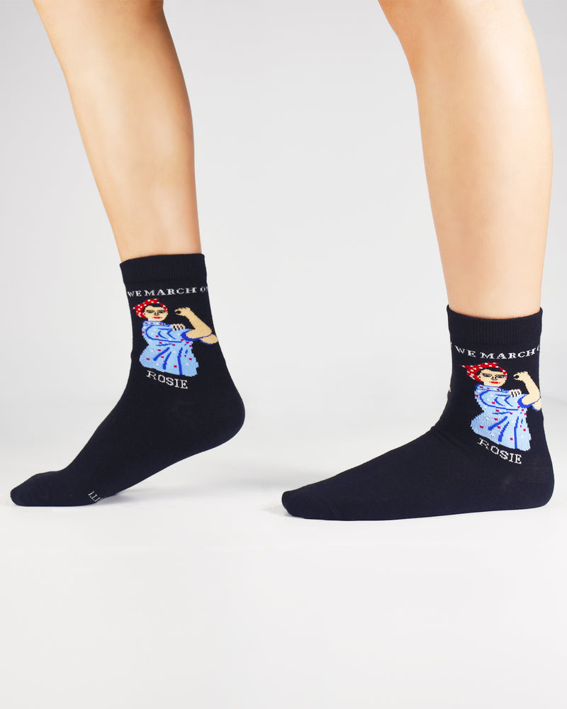 Rosie the Riveter Crew Socks