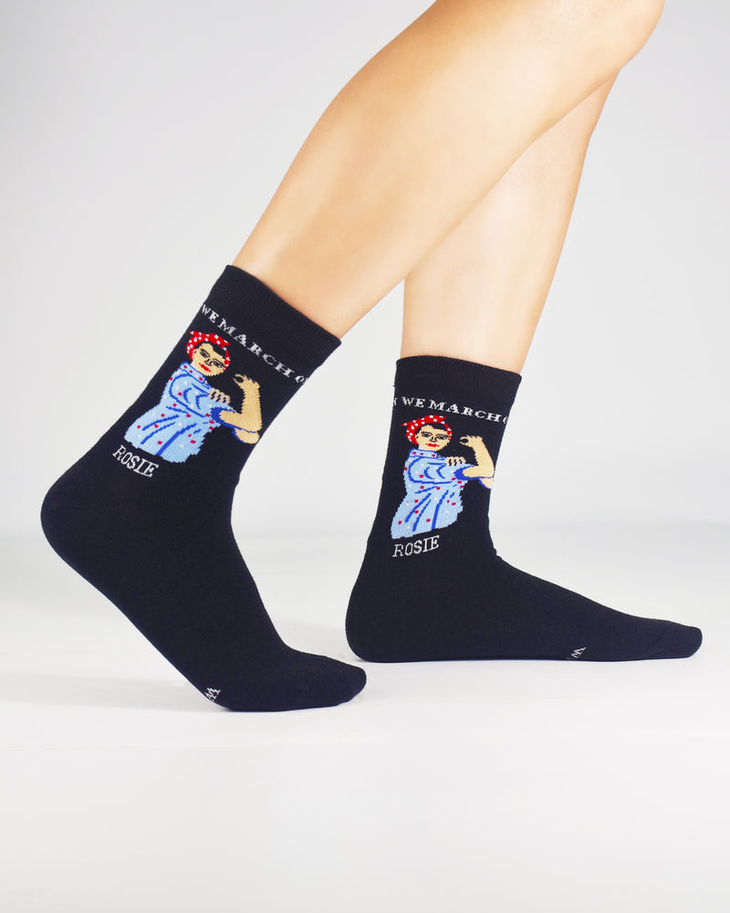 Rosie the Riveter Crew Socks