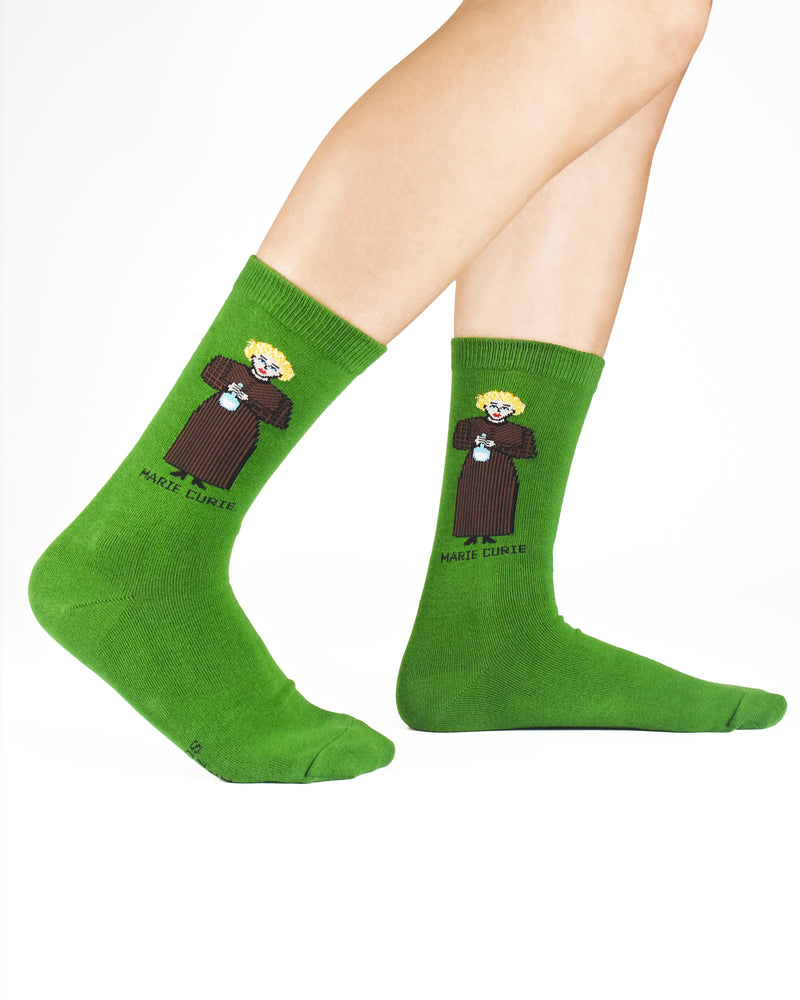 Marie Curie Crew Socks