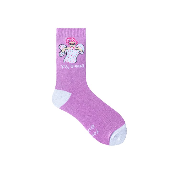 You Go Girl Crew Socks Medium