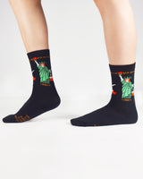 Lady Liberty Crew Socks