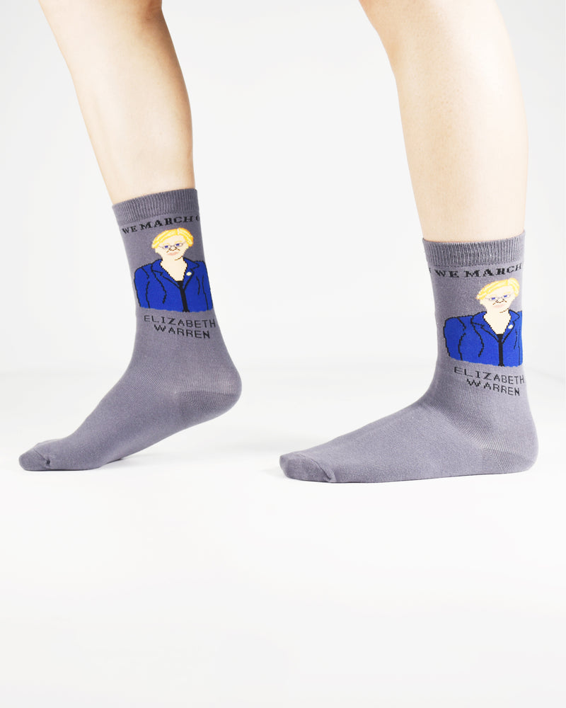 Elizabeth Warren Crew Socks