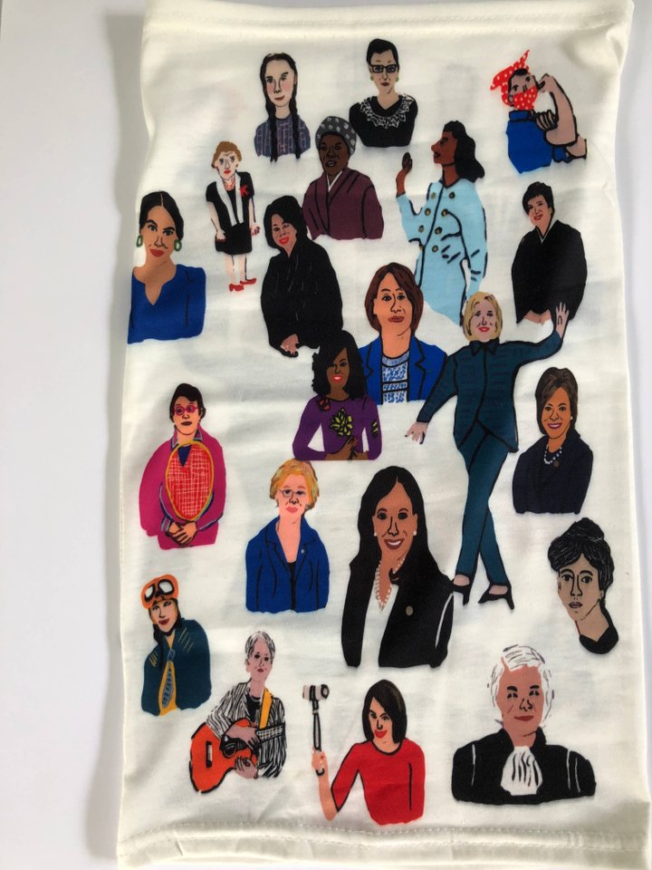 Neck Gaiter/Mask Featuring Women Who Changed The World!