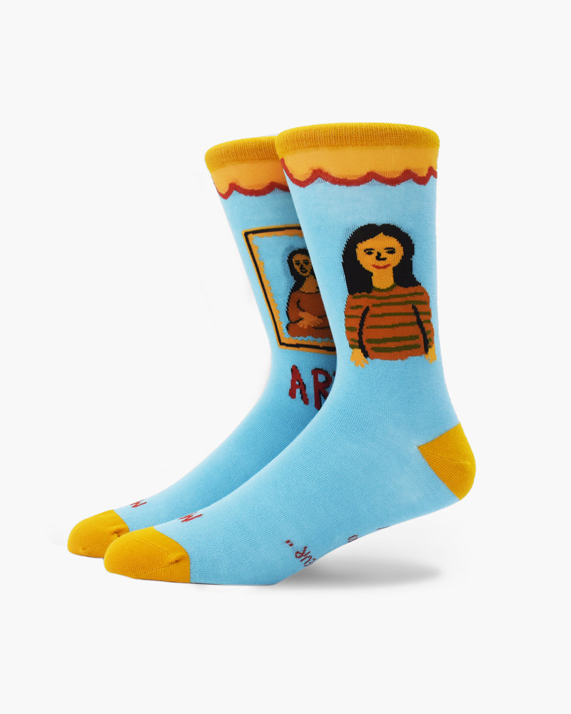 ART Mona Lisa Crew Socks