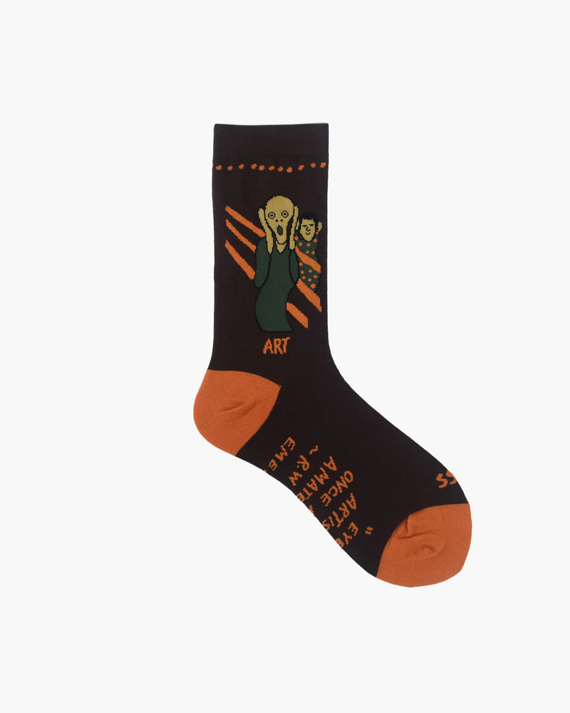 Art Works The Scream Crew Socks