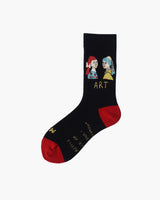 Girl With A Pearl Earring Crew Socks