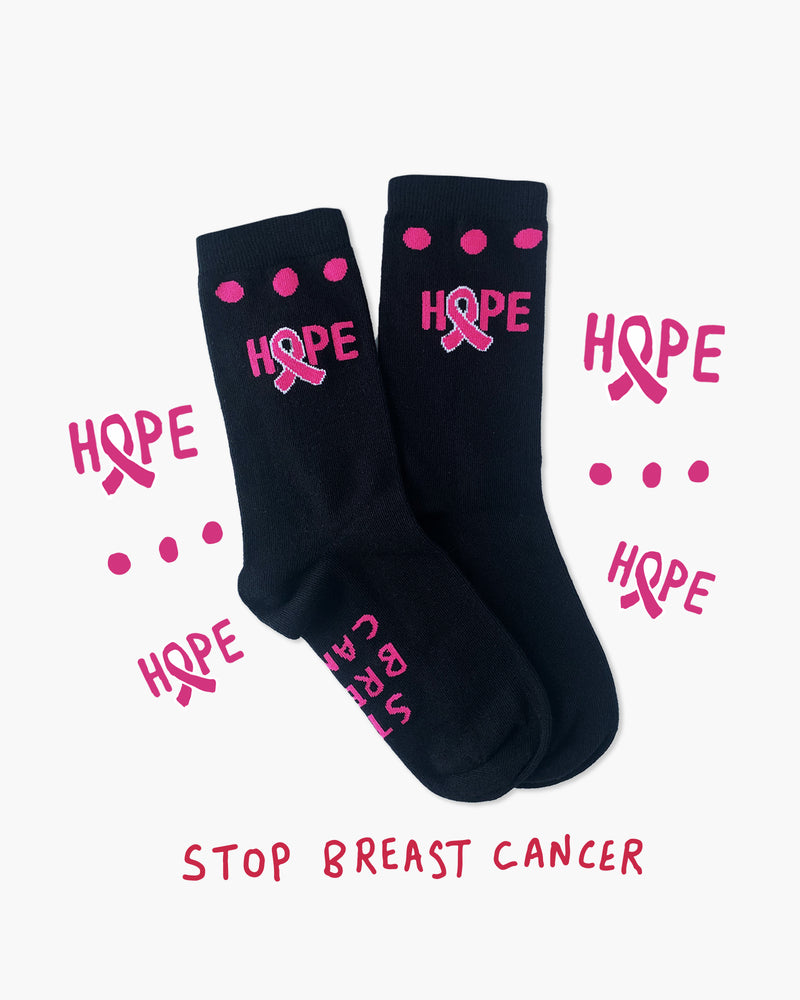 Stop Breast Cancer Crew Socks