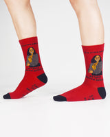 Ketanji Brown Jackson Red Crew Socks ADULT