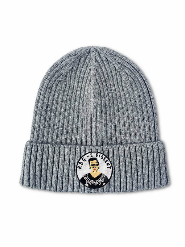 RBG Grey Ribbing Beanies