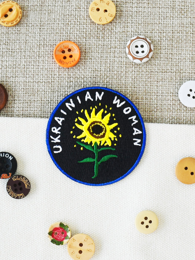 Ukrainian Woman Sunflower Patches