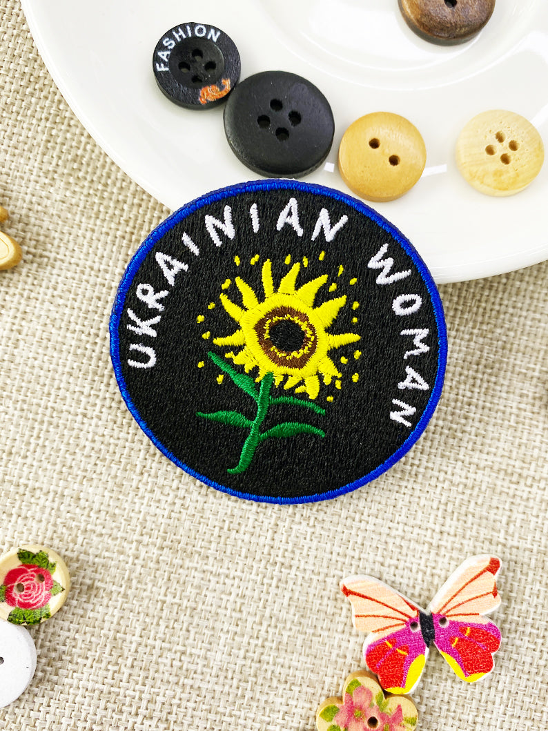 Ukrainian Woman Sunflower Patches