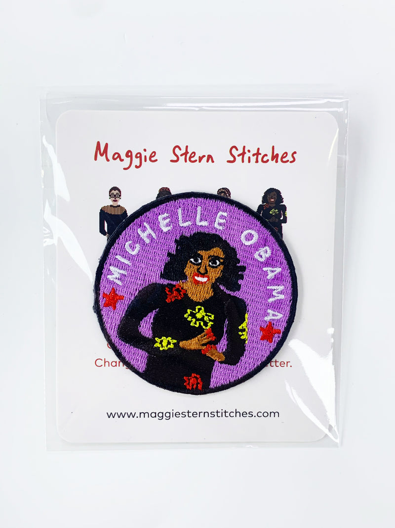 Michelle Obama Purple Patches