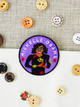 Michelle Obama Purple Patches