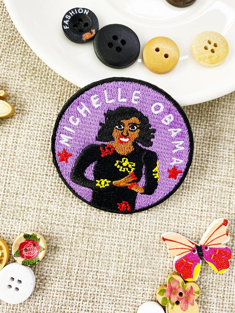 Michelle Obama Purple Patches