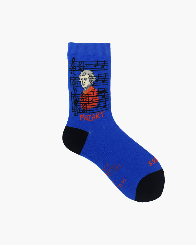 Mozart Crew Socks