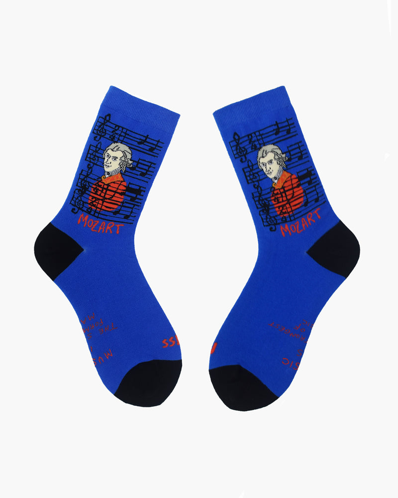 Mozart Crew Socks